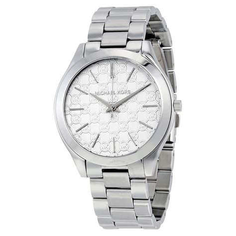 michael kors runway in silvertown watch|michael kors silver runway watch.